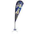 Promotional Tear Drop Flag w/ 8' Spike Base